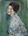Portrateiner Dame Symbolik Gustav Klimt